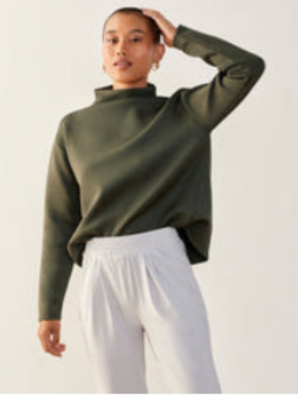 Aday Like a Boss Pullover (Size: XS, Color: Moss)
